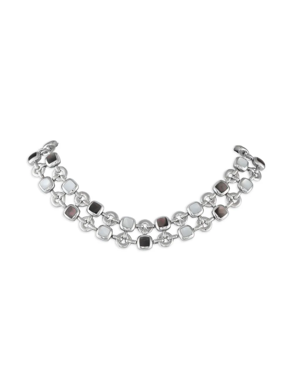 Van Cleef & Arpels マザーオブパール ネックレス 18Kホワイトゴールド - シルバートーン Van Cleef & Arpels マザーオブパール ネックレス 18Kホワイトゴールド - シルバートーン