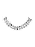 Van Cleef & Arpels 18K white gold mother of pearl necklace - Silver