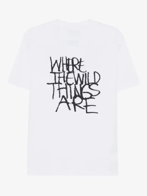 sacai graffiti-print T-shirt