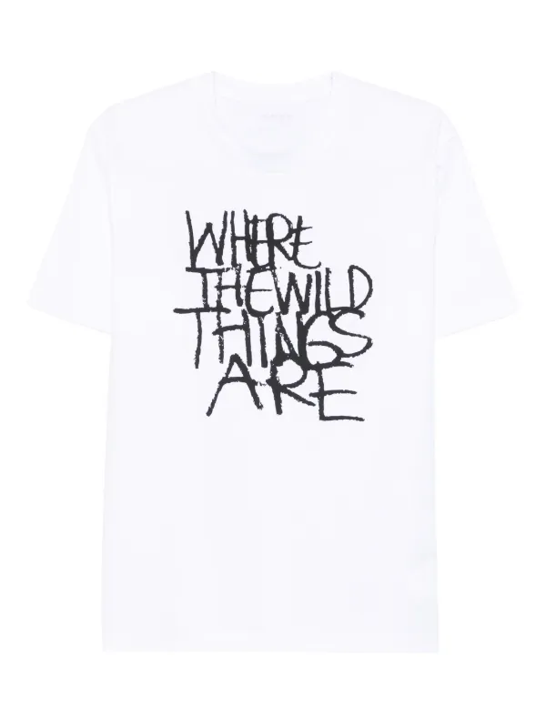 Sacai グラフィティ Tシャツ | ホワイト | FARFETCH JP