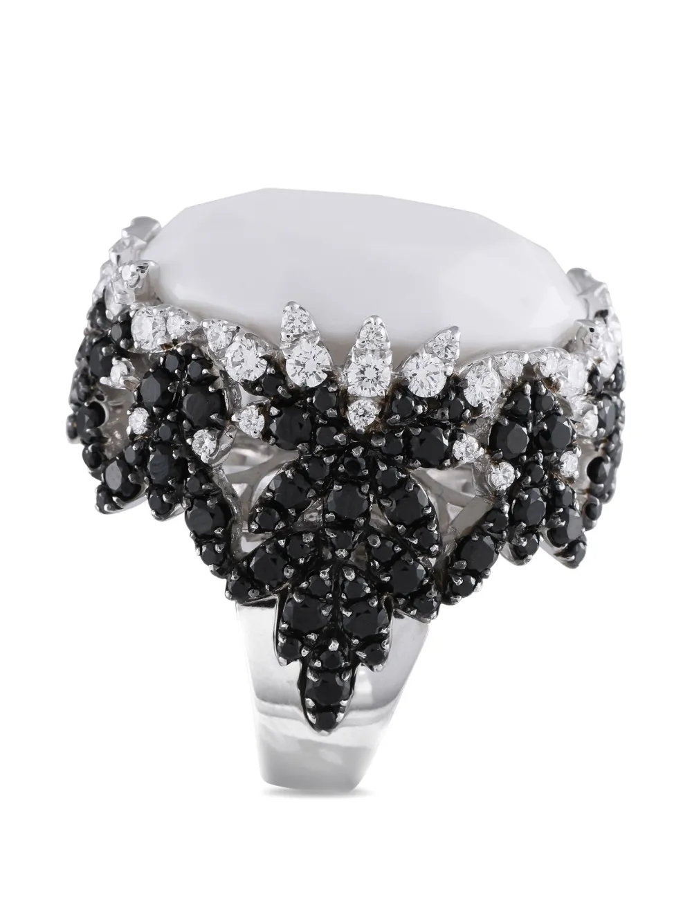 Pasquale Bruni 18K white gold diamond and agate ring | Image 2