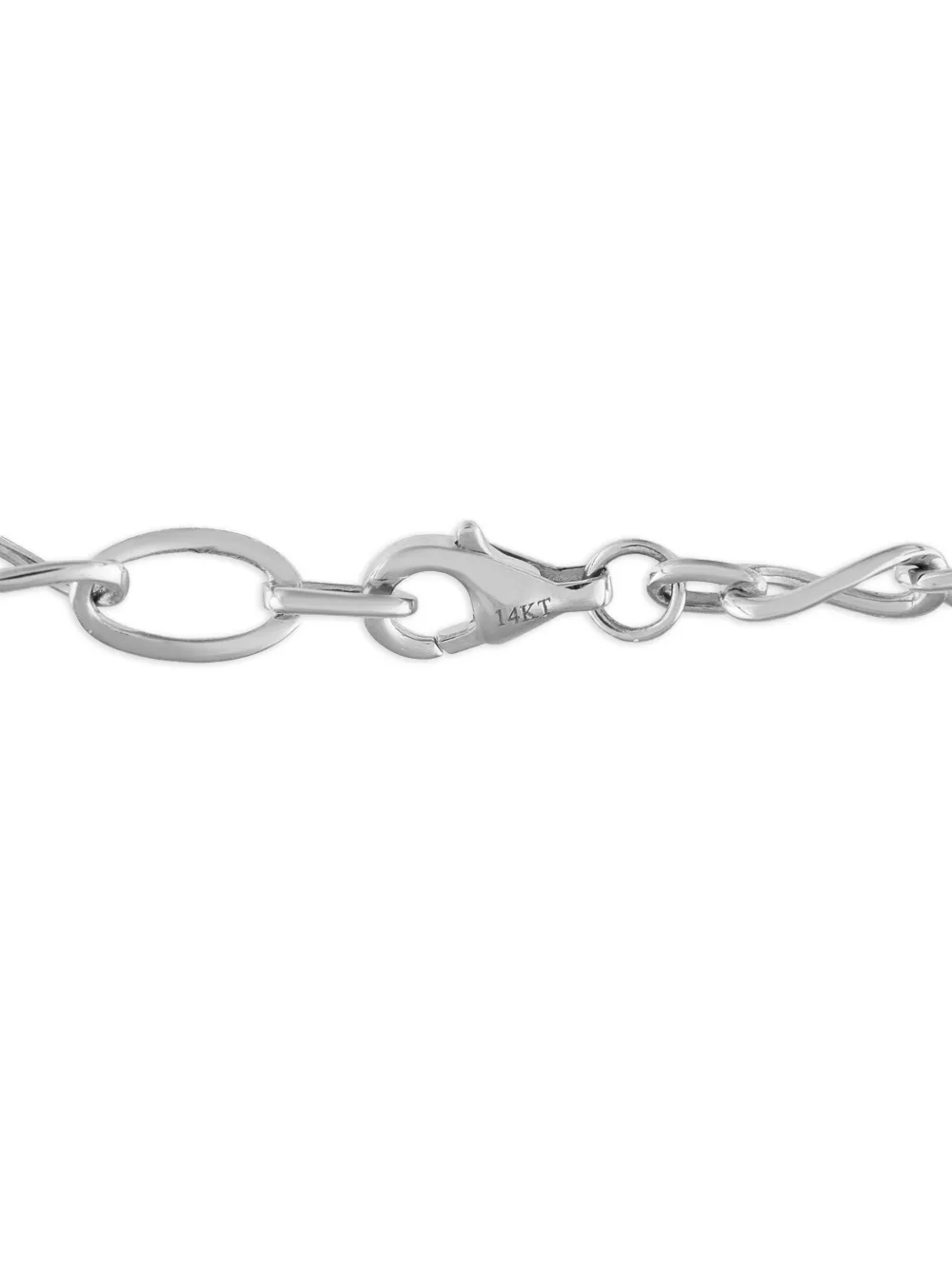 LB Exclusive 14K white gold Star of David diamond bracelet | Image 2