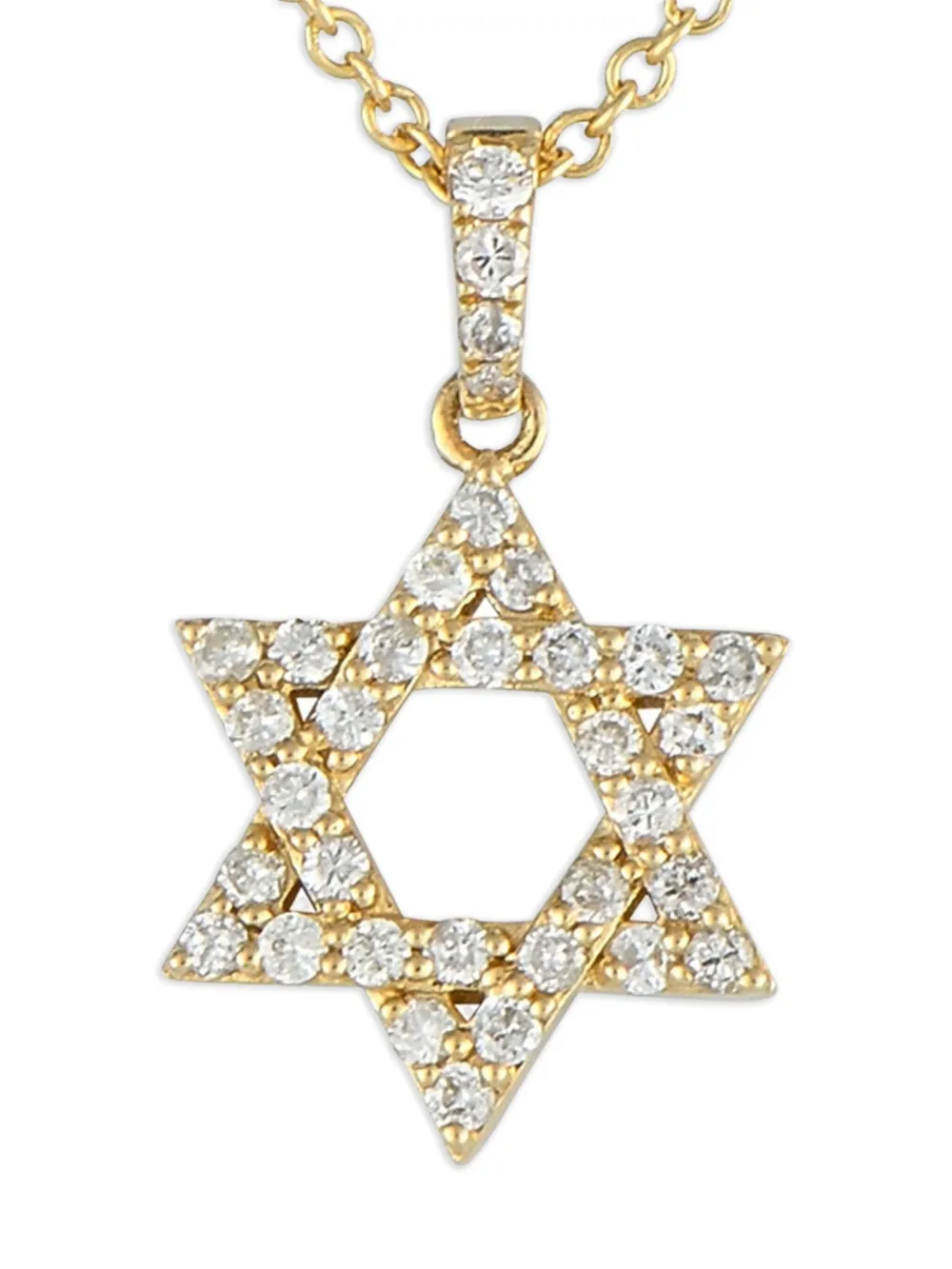 LB Exclusive Star of David ダイヤモンド ネックレス 14Kイエローゴールド - ゴールドトーン LB Exclusive Star of David ダイヤモンド ネックレス 14Kイエローゴールド - ゴールドトーン