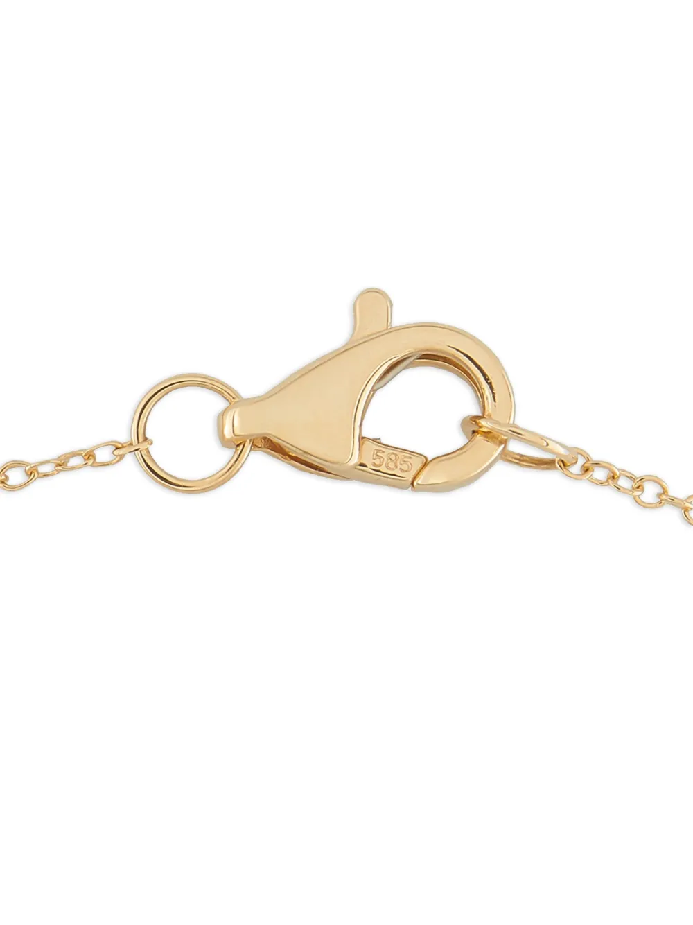 LB Exclusive 14K yellow gold diamond necklace | Image 2