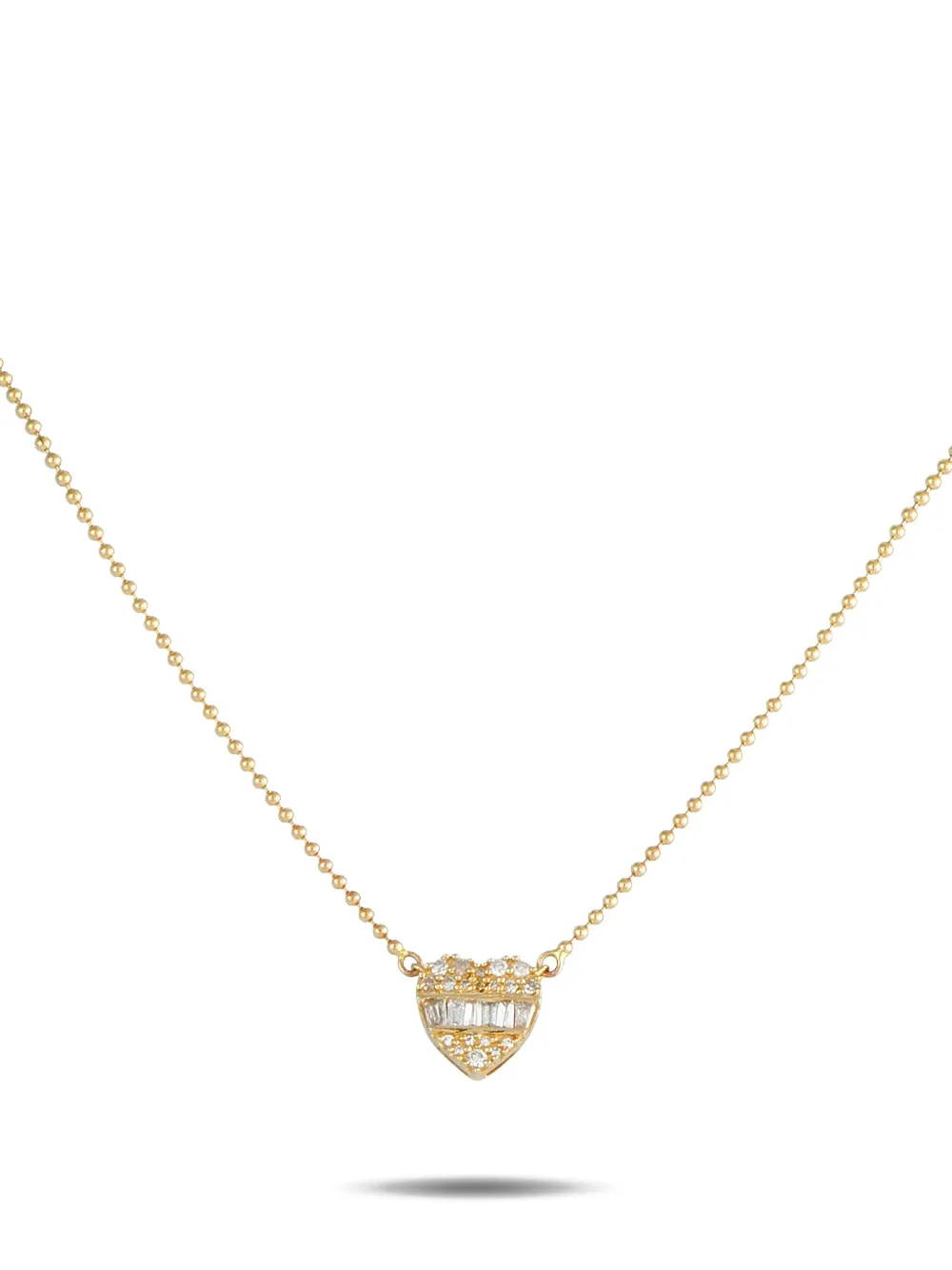 LB Exclusive Heart ダイヤモンド ネックレス 14Kイエローゴールド - ゴールドトーン LB Exclusive Heart ダイヤモンド ネックレス 14Kイエローゴールド - ゴールドトーン