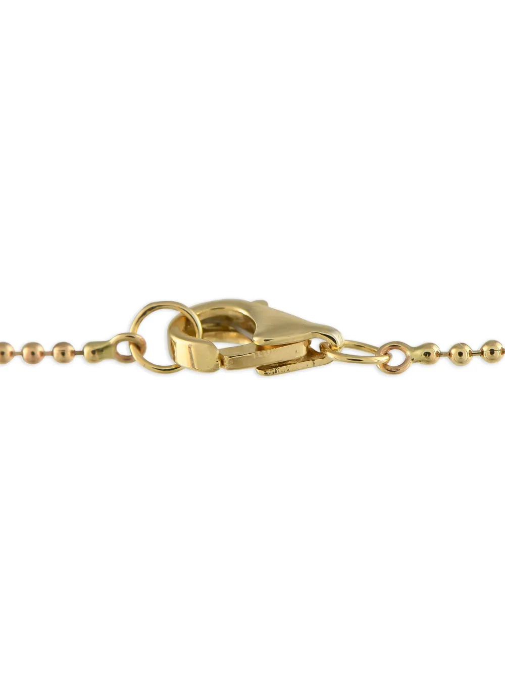 14k Yellow Gold Heart Diamond Necklace