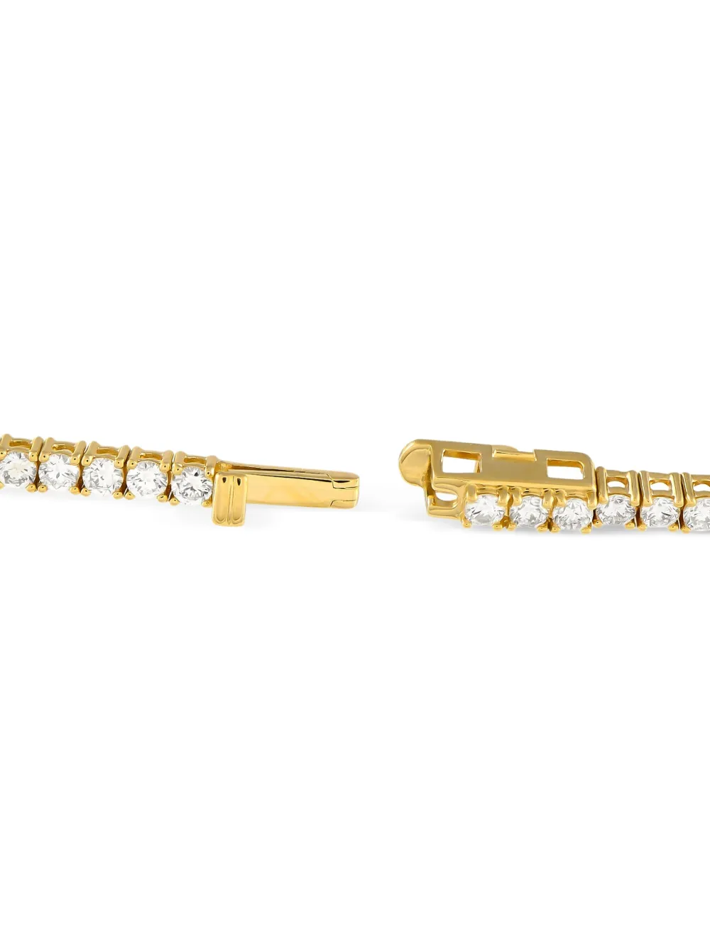 LB Exclusive 14K yellow gold diamond tennis bracelet | Image 2