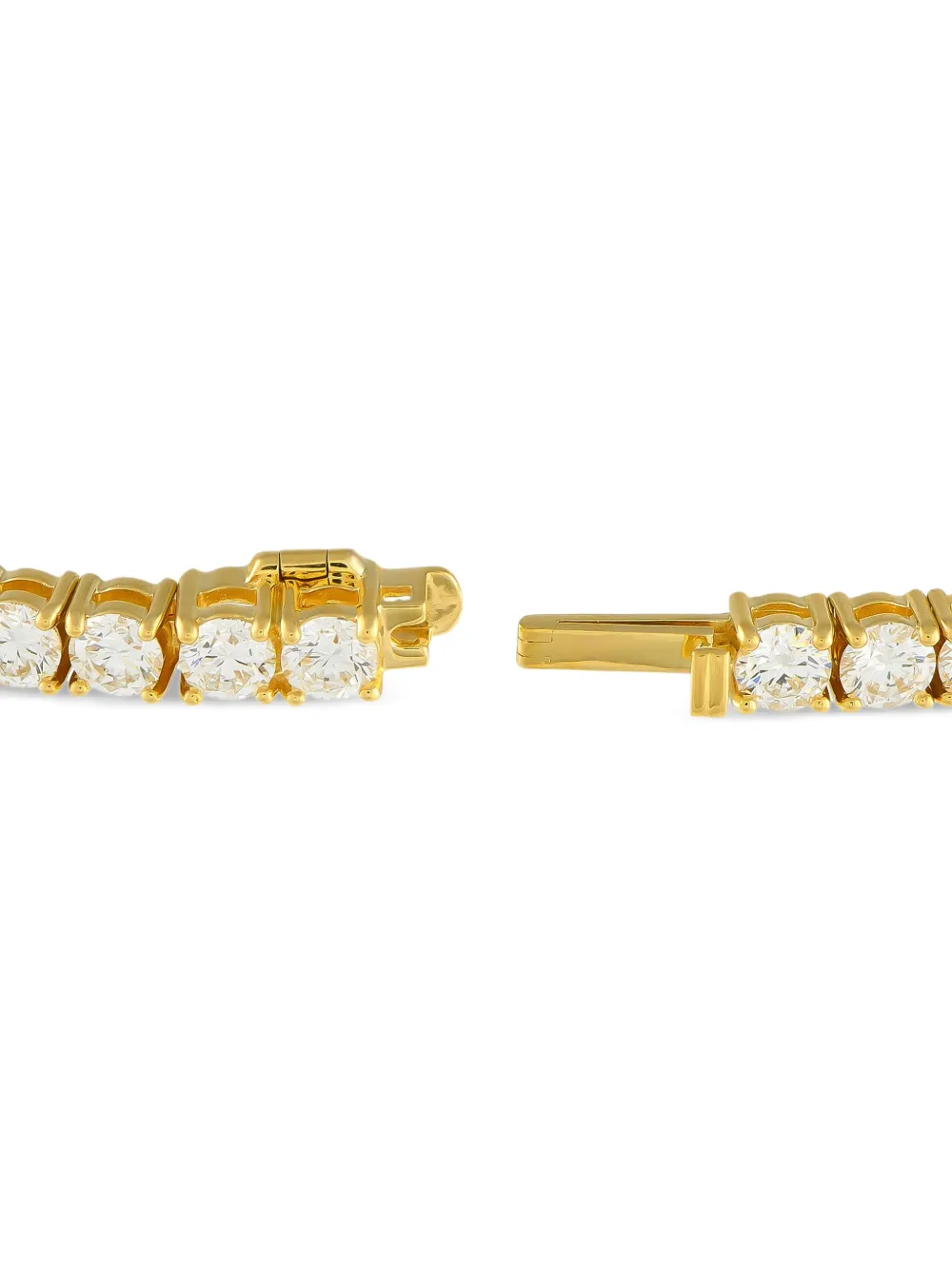 LB Exclusive 14K yellow gold diamond tennis bracelet | Image 2