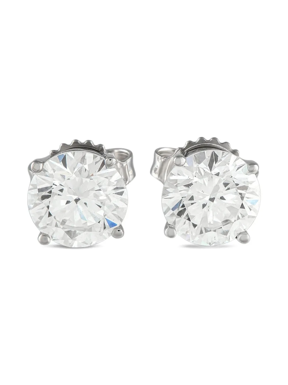 LB Exclusive ダイヤモンド ピアス 14Kホワイトゴールド - シルバートーン LB Exclusive ダイヤモンド ピアス 14Kホワイトゴールド - シルバートーン