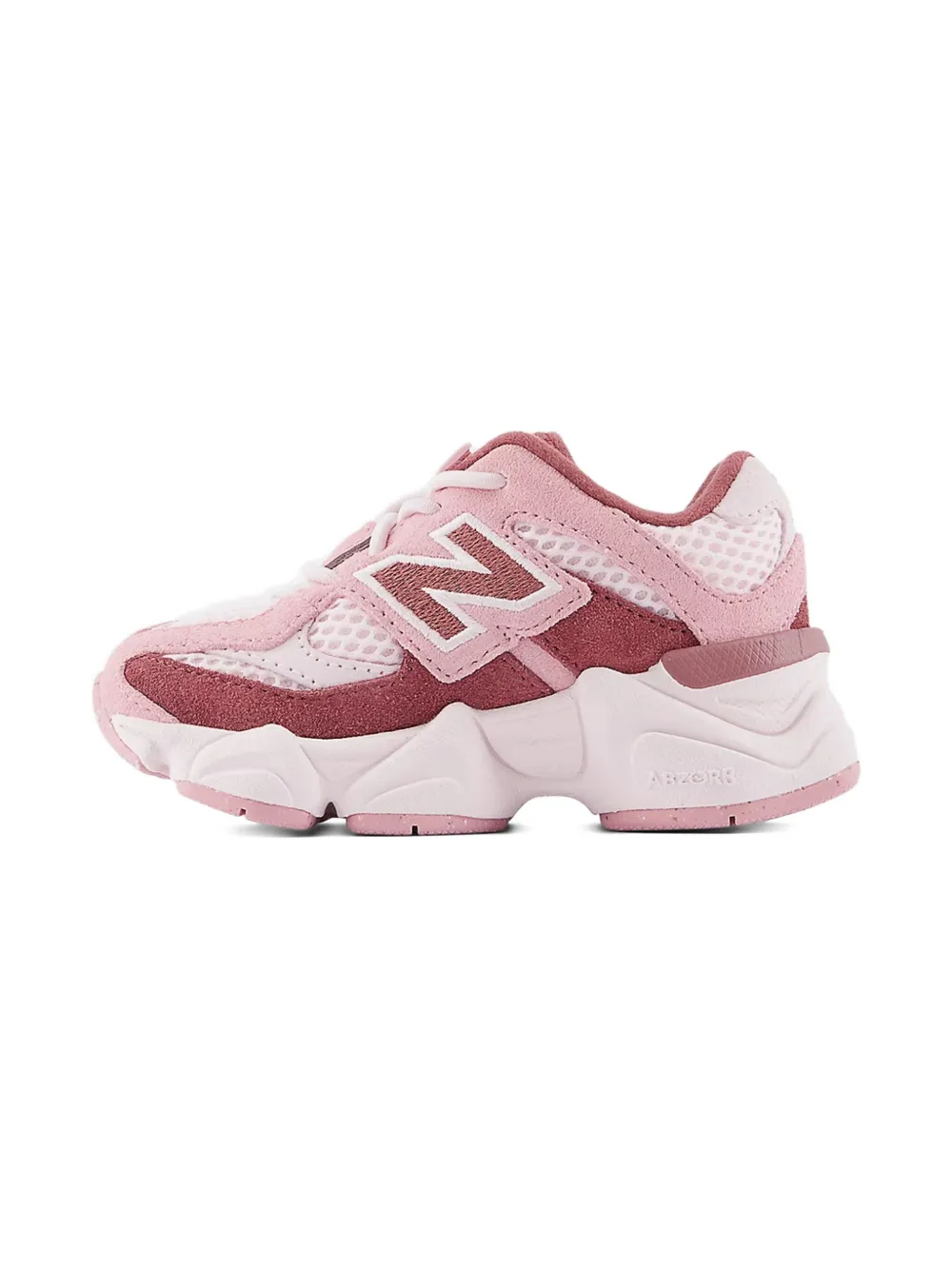 New Balance Kids 9060 suede sneakers Pink