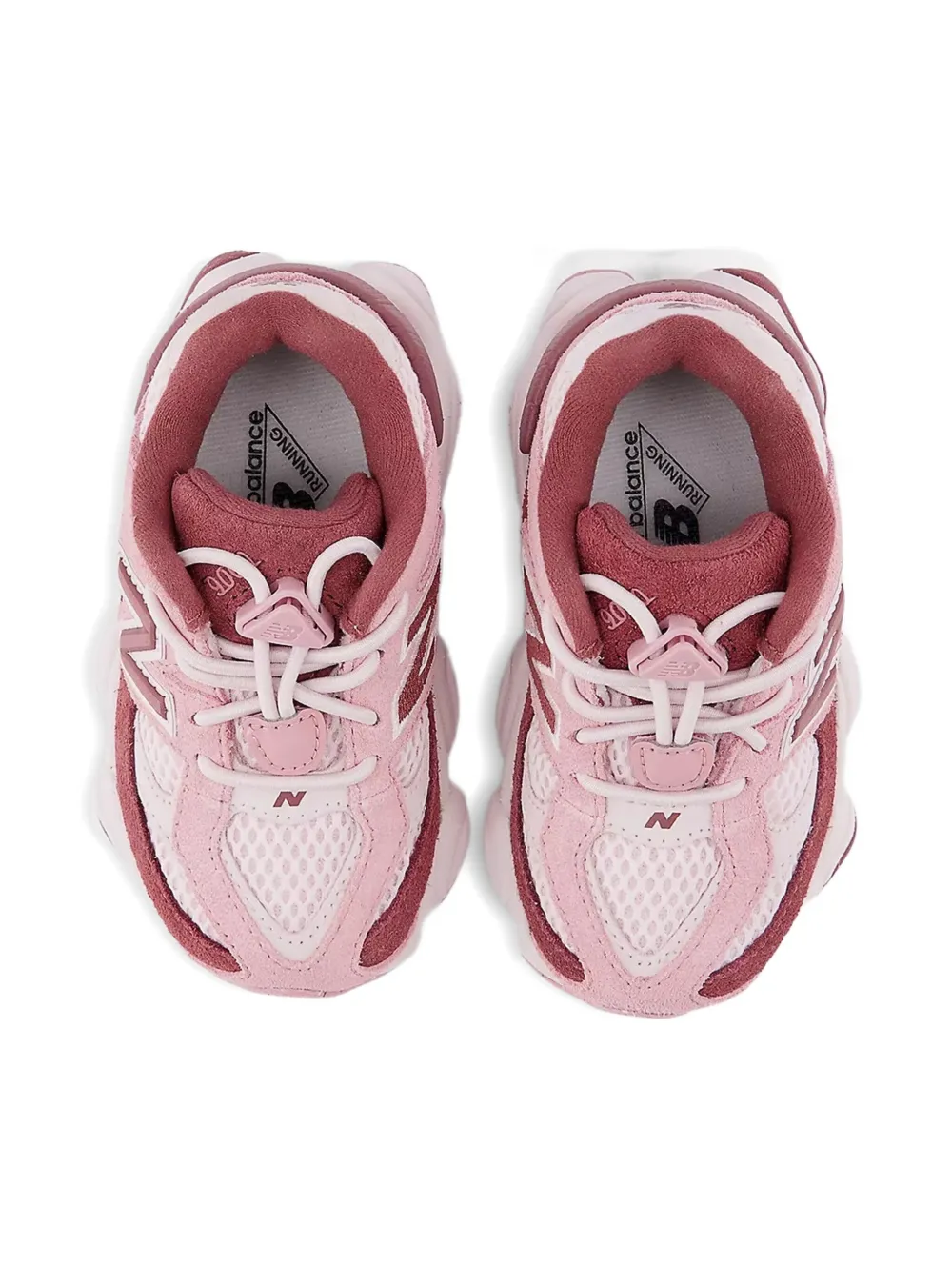 New Balance Kids 9060 suede sneakers Pink