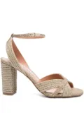Aquazzura 90mm Very Sundance ankle-strap sandals - Gold