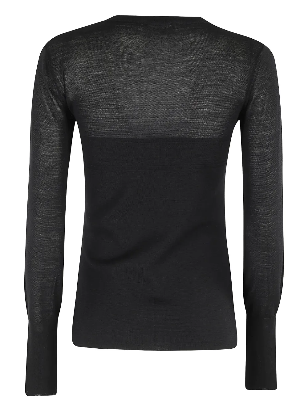 Roberto Collina sheer-panelled wool sweater | Knitted Sweaters | Image 2