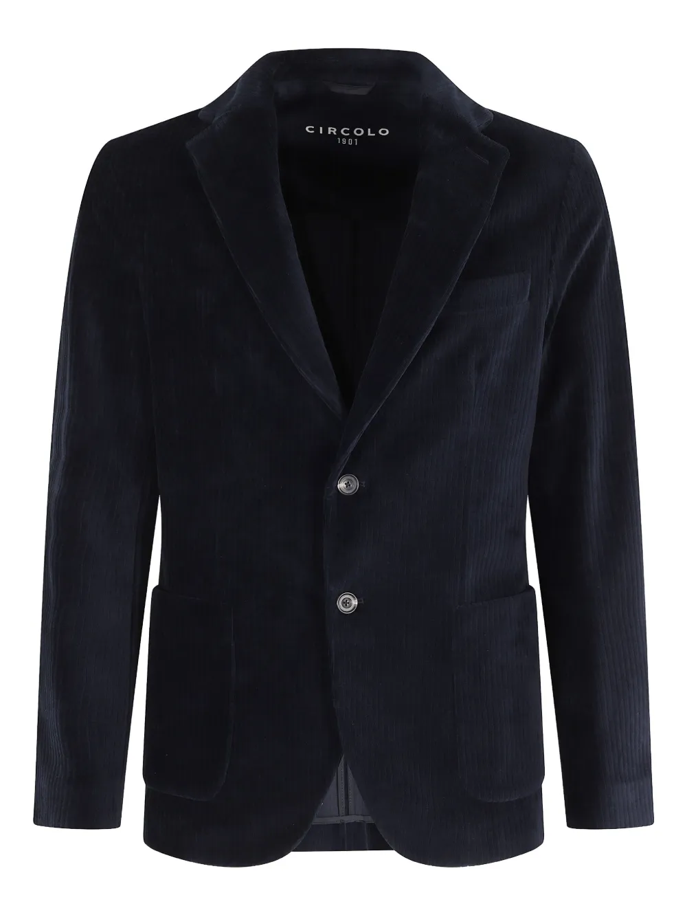 Circolo 1901 corduroy two-button blazer Blauw