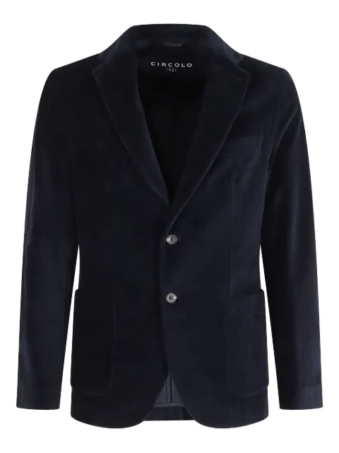 Circolo 1901 blazer de pana con dos botones
