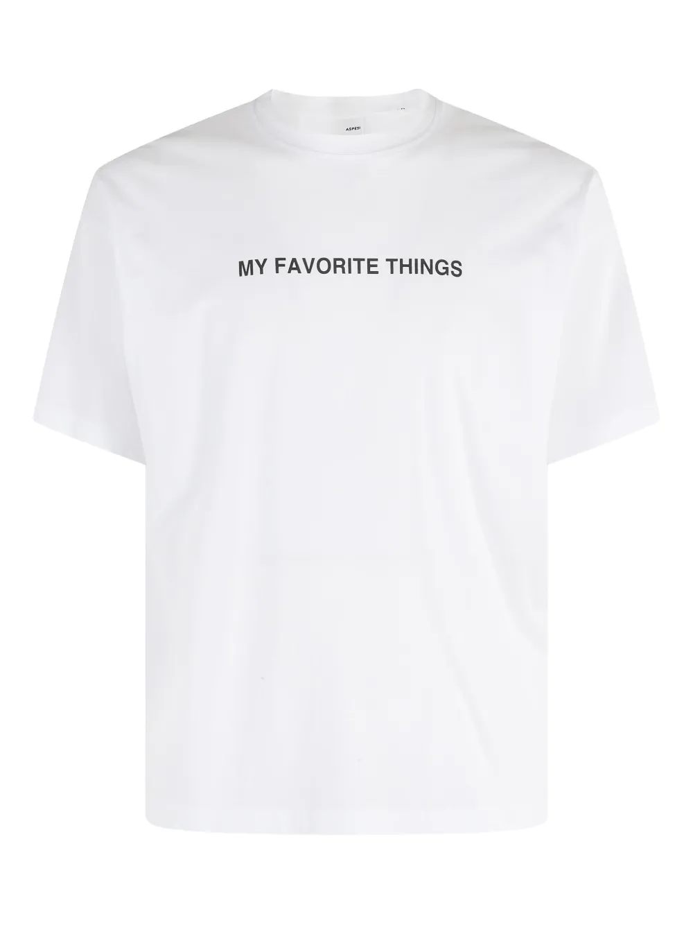 ASPESI graphic-print T-shirt Wit