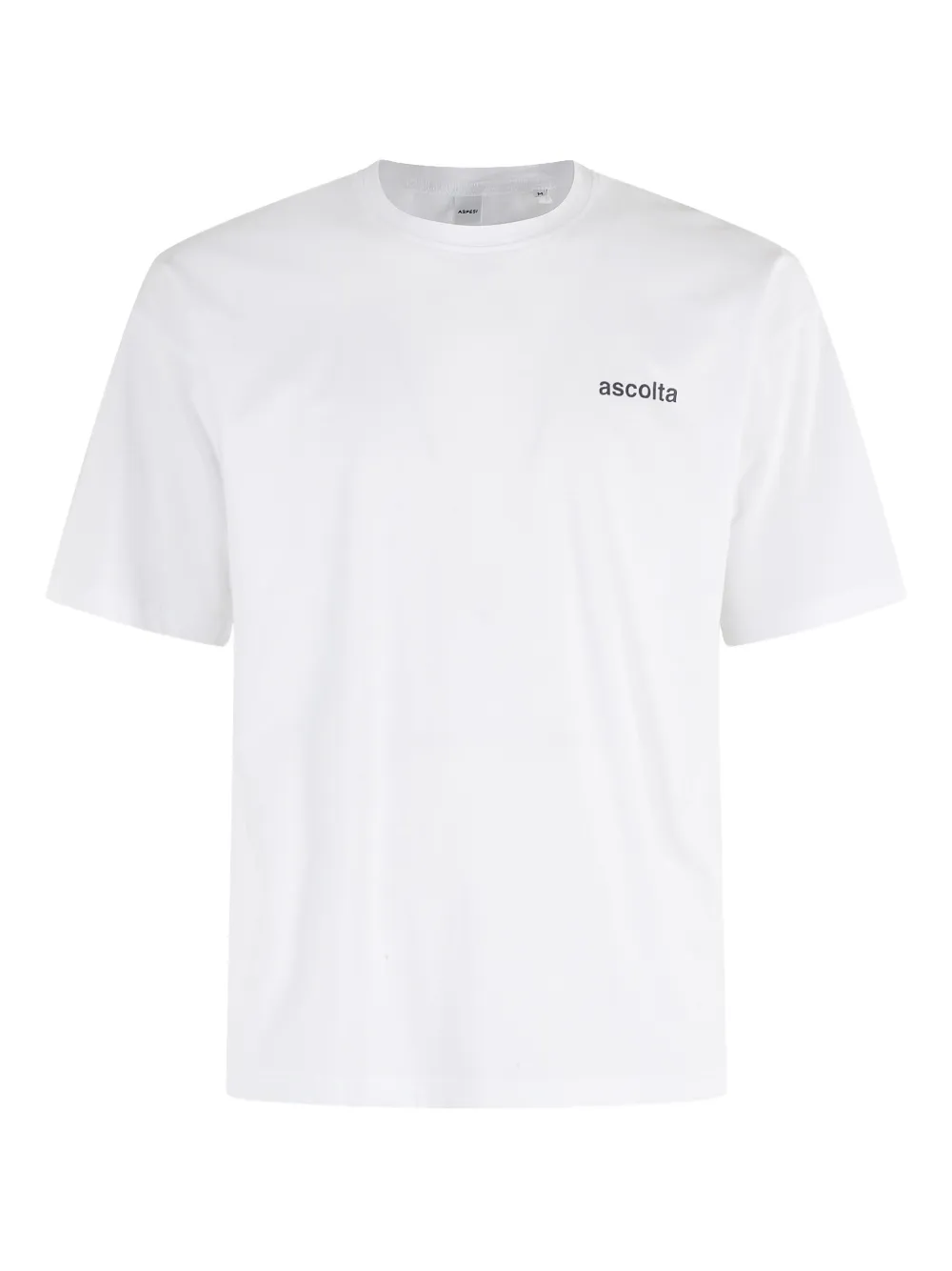 ASPESI embroidered-logo T-shirt Wit