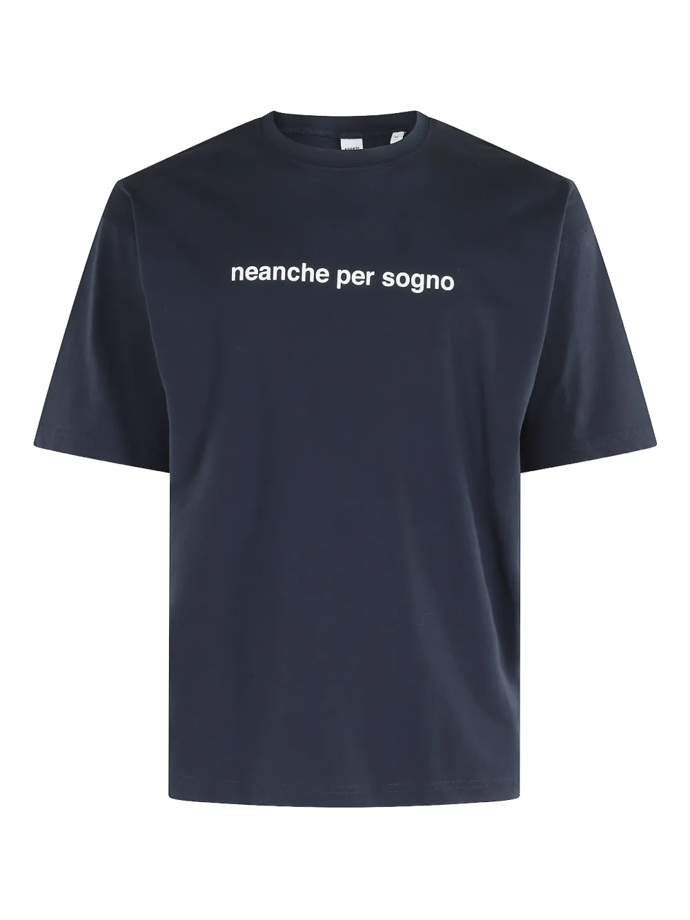 ASPESI embroidered-text t-shirt Blauw