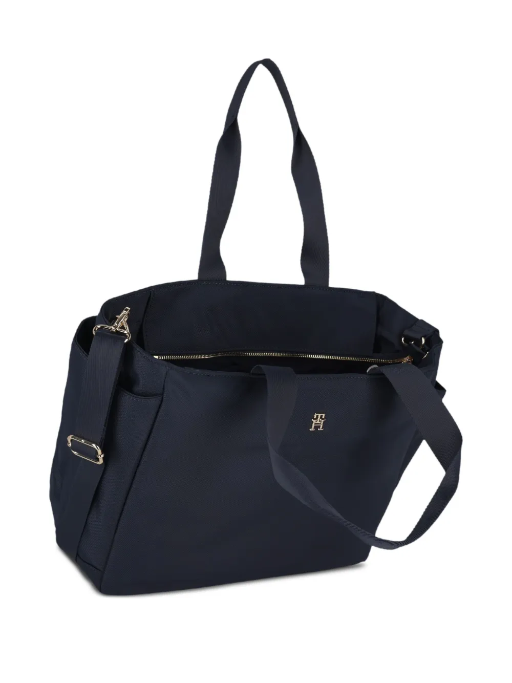 Tommy Hilfiger Junior Logo-plaque Changing Bag In Blue