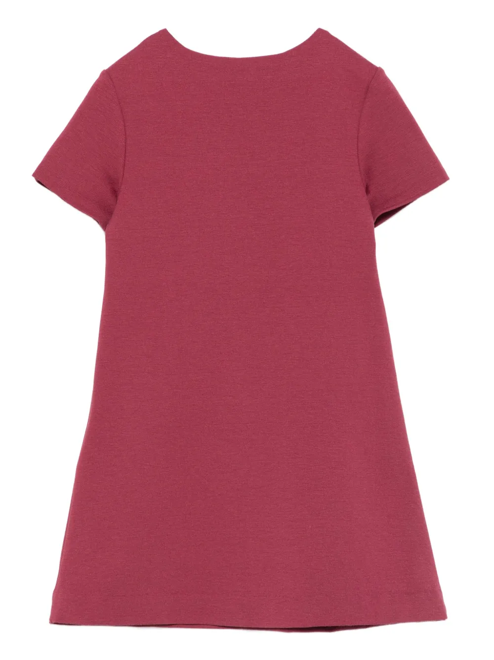 Versace Kids Jurk met veiligheidsspeld en logo Rood