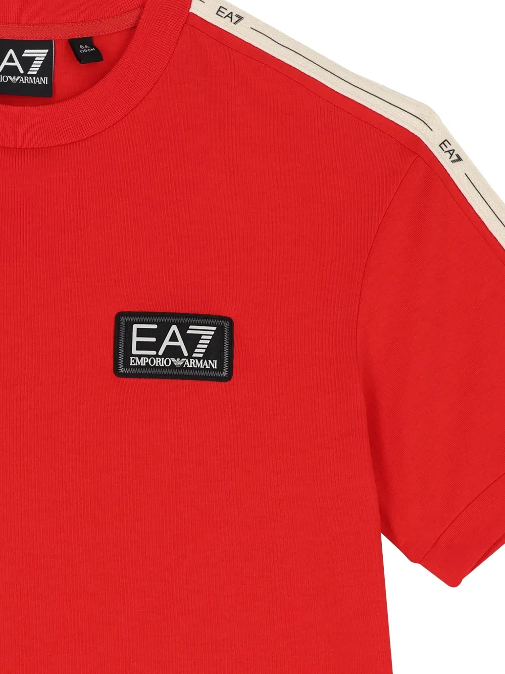 Emporio Armani Kids logo-detail t-shirt Rood