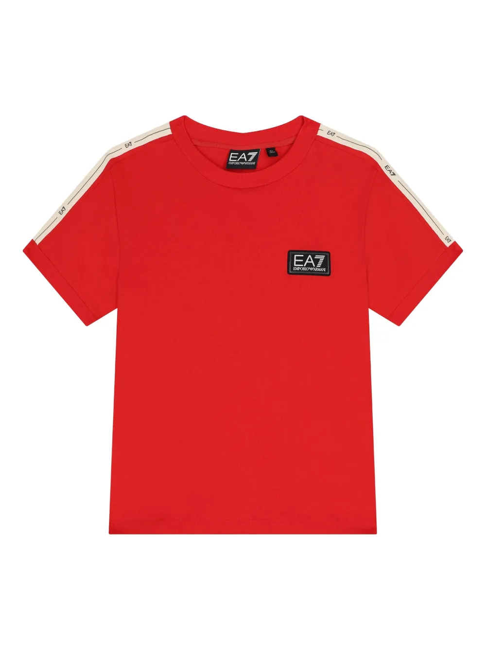 Emporio Ar i Kids logo-detail t-shirt Rood