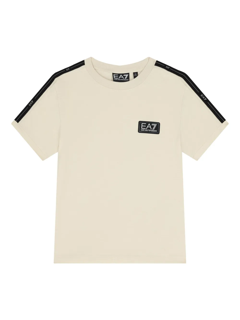 Emporio Ar i Kids logo T-shirt Beige