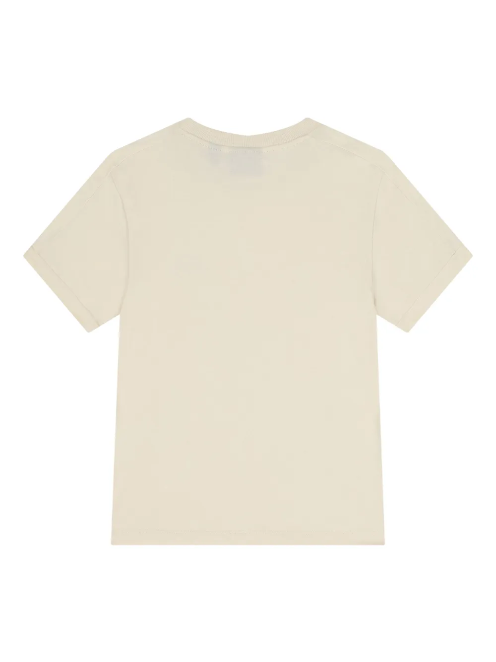 Emporio Armani Kids logo T-shirt Beige
