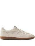 ALOHAS lace-trimmed leather sneakers - Neutrals