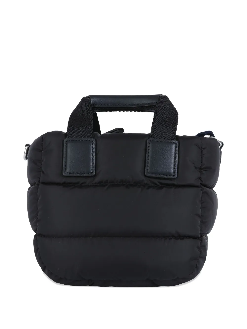 Moncler mini Caradoc quilted tote bag - Zwart