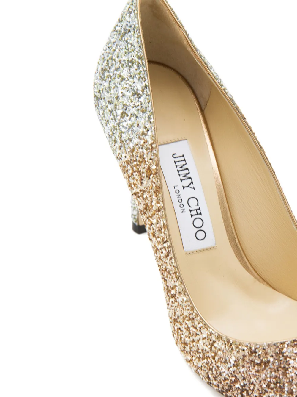 Jimmy Choo 90mm Romy heeled pumps Gold