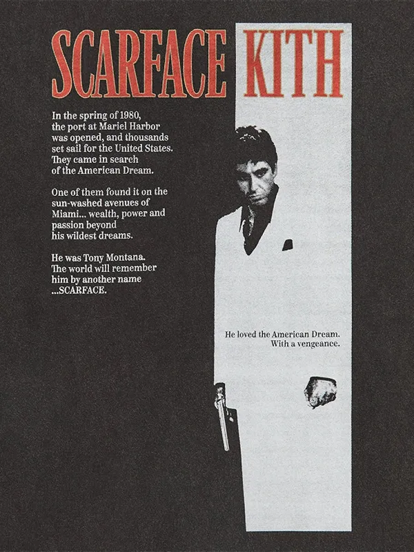 Kith Scarface Film Poster Tシャツ XL KITH x Scarface Film Poster T-shirt | Black | FARFETCH