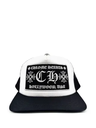 【Chrome Hearts】国内即発Hollywood Trucker Hat Chrome Hearts Triple Cross Hollywood Printed Trucker Hat