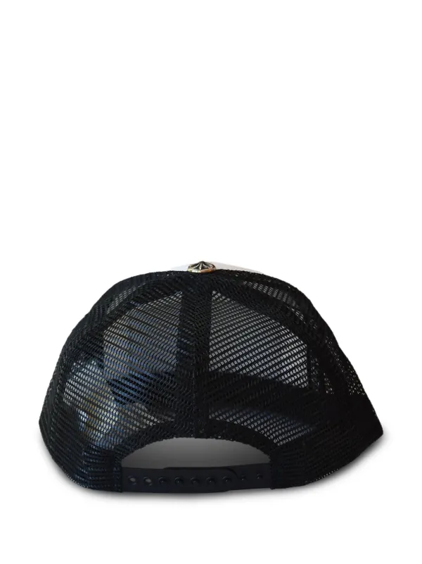 帽子 CH Hollywood USA Trucker Hat Cap Chrome Hearts CH Hollywood Trucker Hat | White | FARFETCH CA