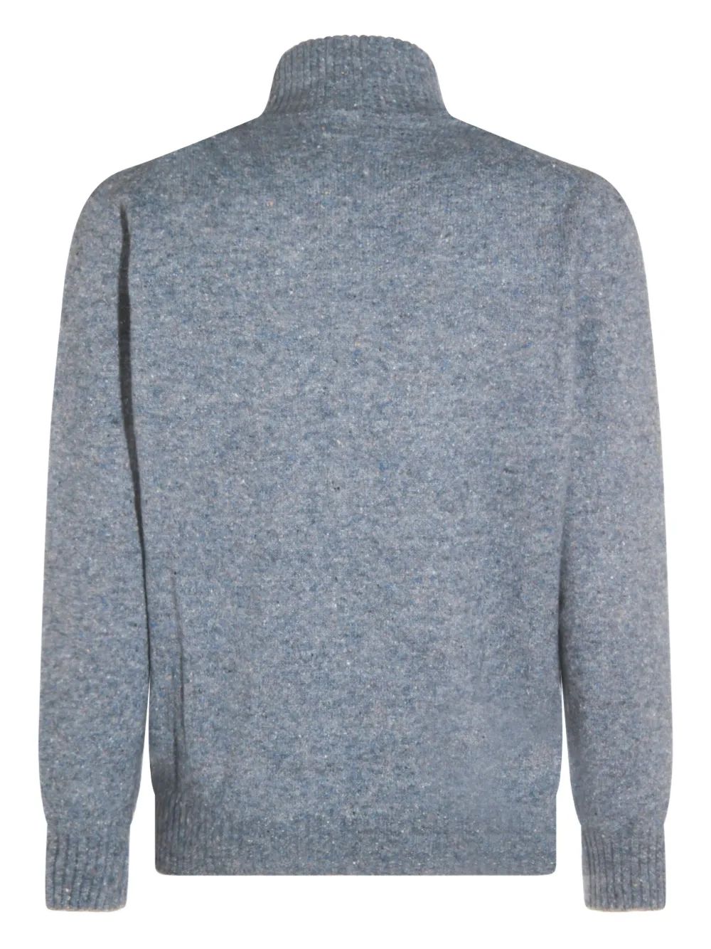 Brunello Cucinelli high-neck zip-front cardigan Blauw