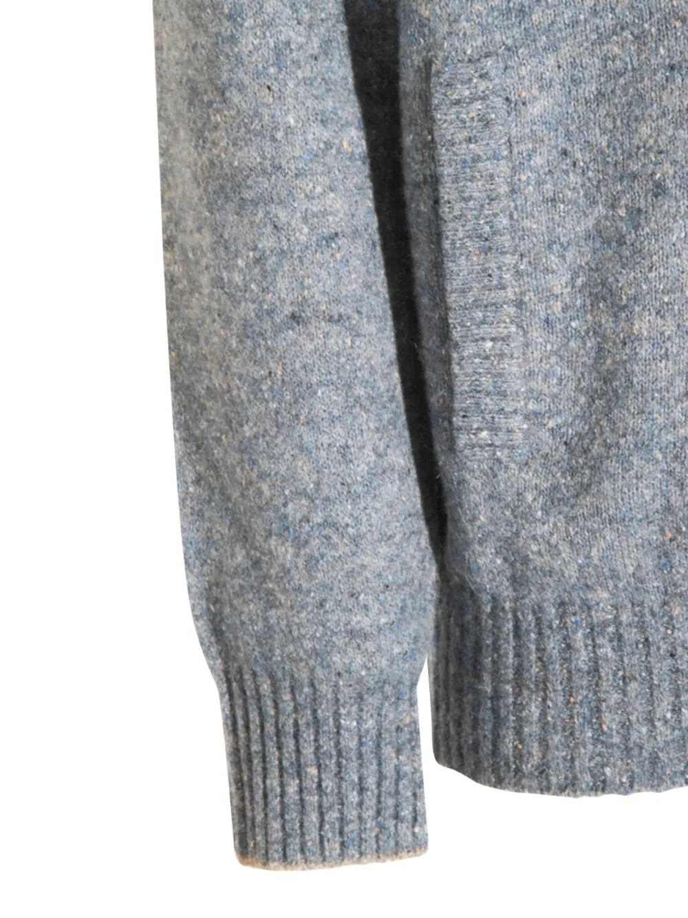 Brunello Cucinelli high-neck zip-front cardigan Blauw