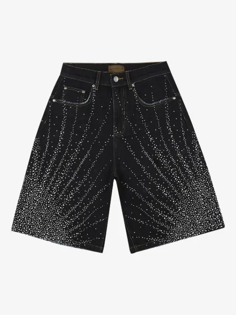 BIRTH OF ROYAL CHILD shorts de mezclilla 20K Diamond Starlight