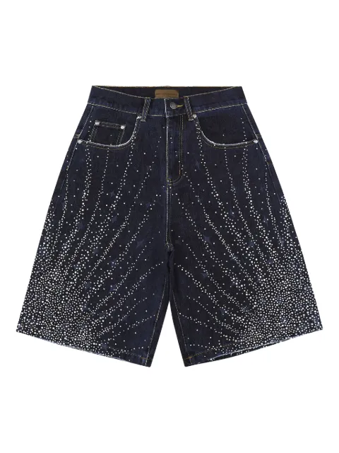 BIRTH OF ROYAL CHILD 20K Starlight star-embellished denim shorts