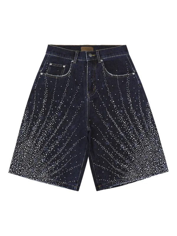 BIRTH OF ROYAL CHILD rhinestone shorts