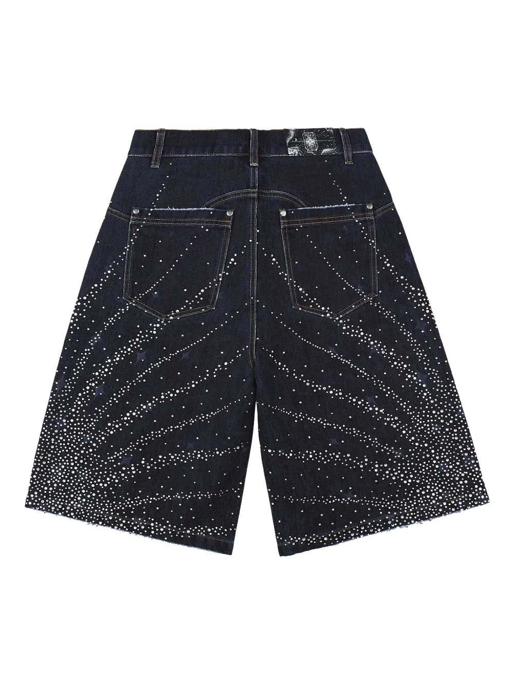 BIRTH OF ROYAL CHILD 20K Starlight denim shorts verfraaid met ster - Blauw