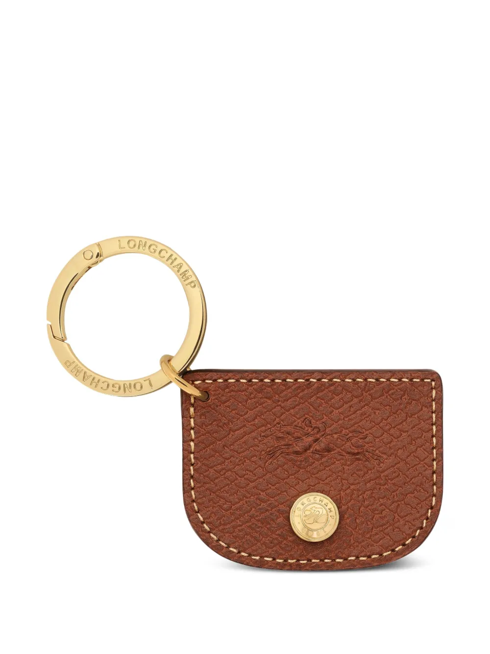 Longchamp llavero con logo en relieve | marrón | Image 1