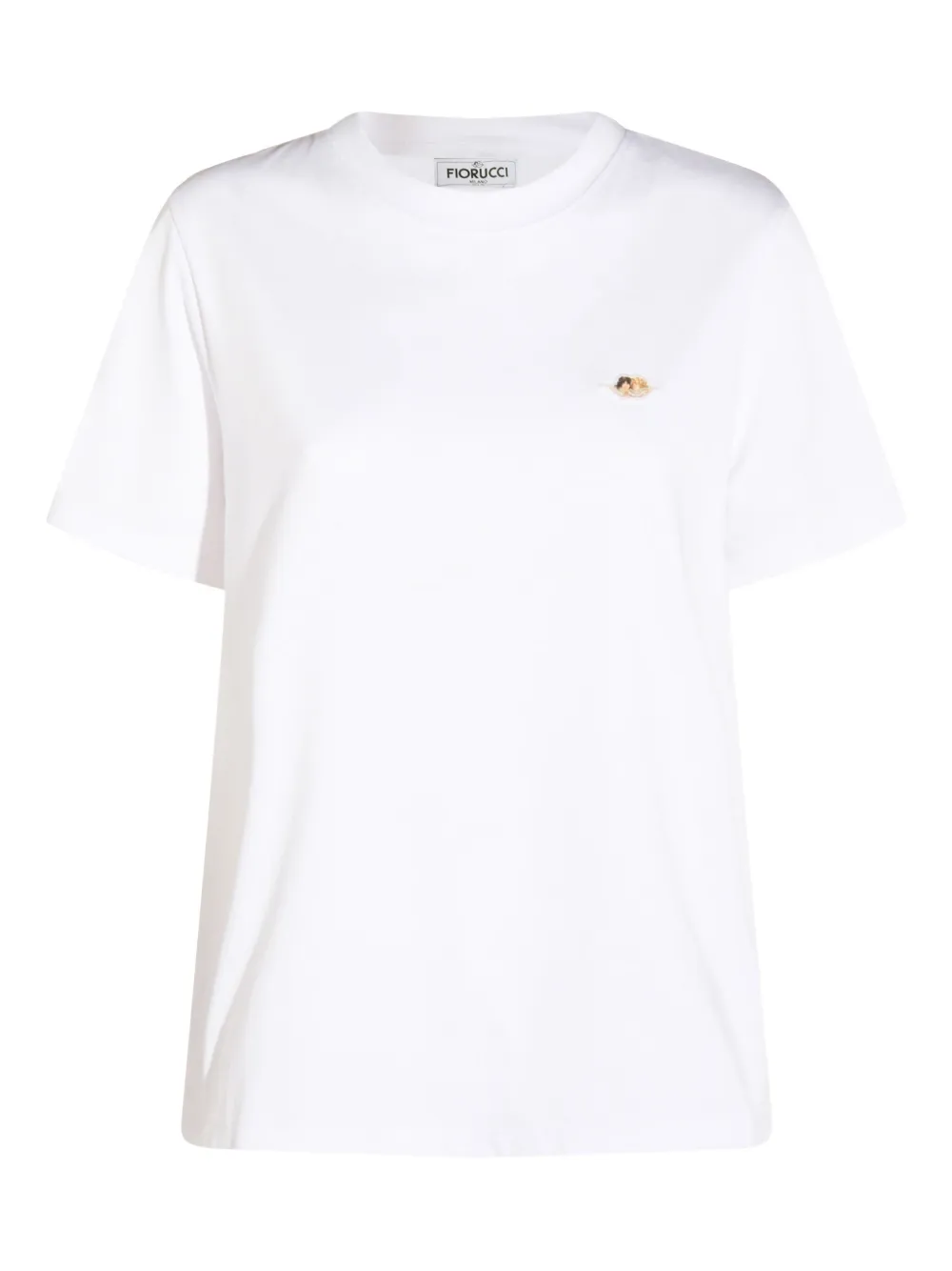 Fiorucci angel-embellished T-shirt Wit
