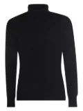 Piacenza Cashmere turtleneck cashmere-silk blend sweater - Black