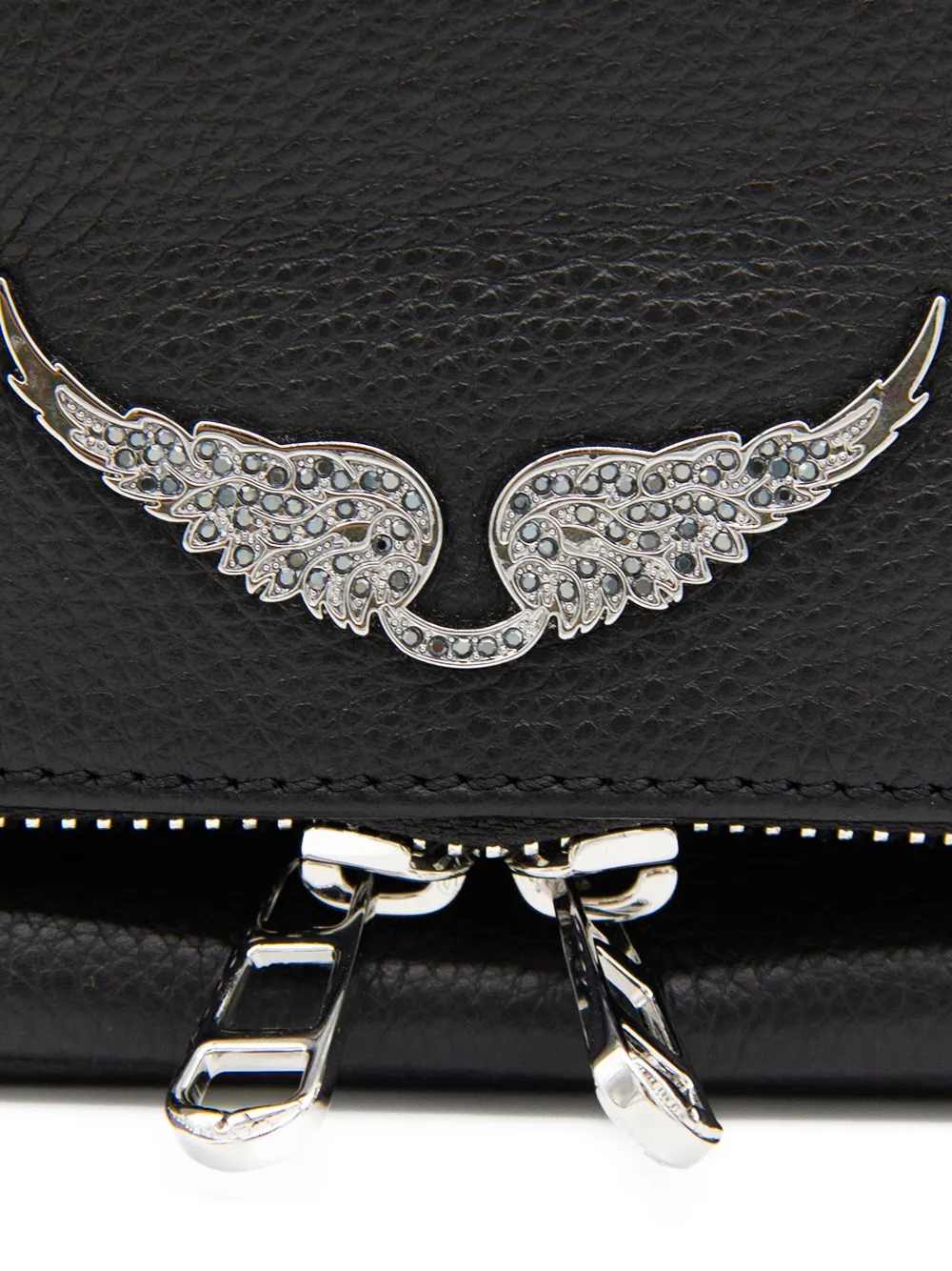 Zadig&Voltaire Rock schoudertas met ketting Zwart