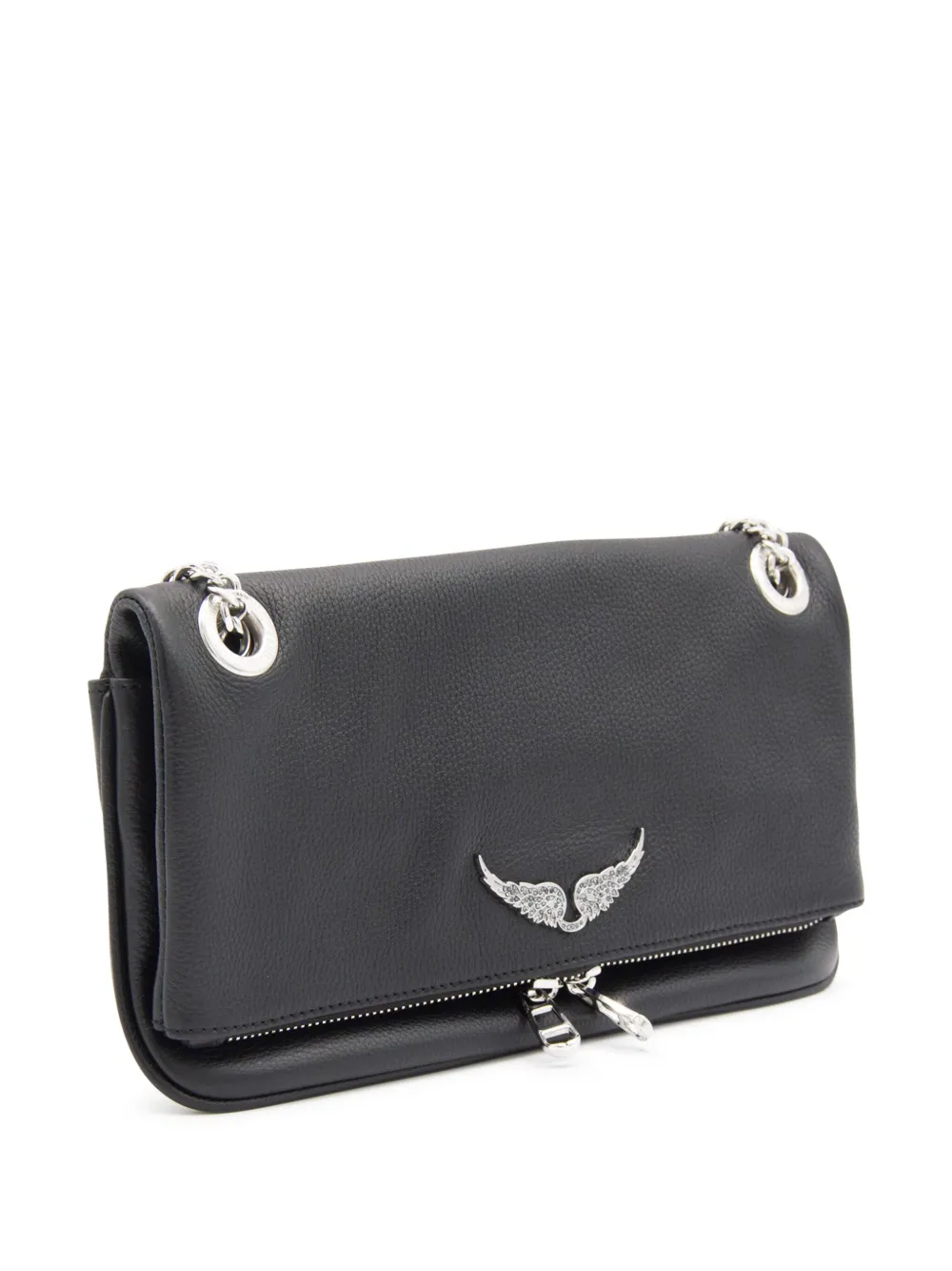 Zadig&Voltaire Rock schoudertas met ketting Zwart
