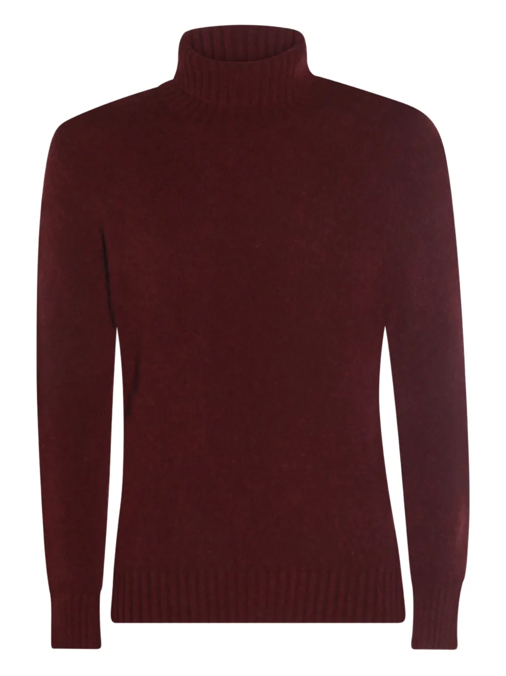 turtleneck ribbed-cuffs sweater