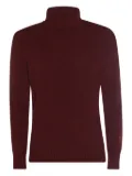 Piacenza Cashmere turtleneck ribbed-cuffs sweater - Red