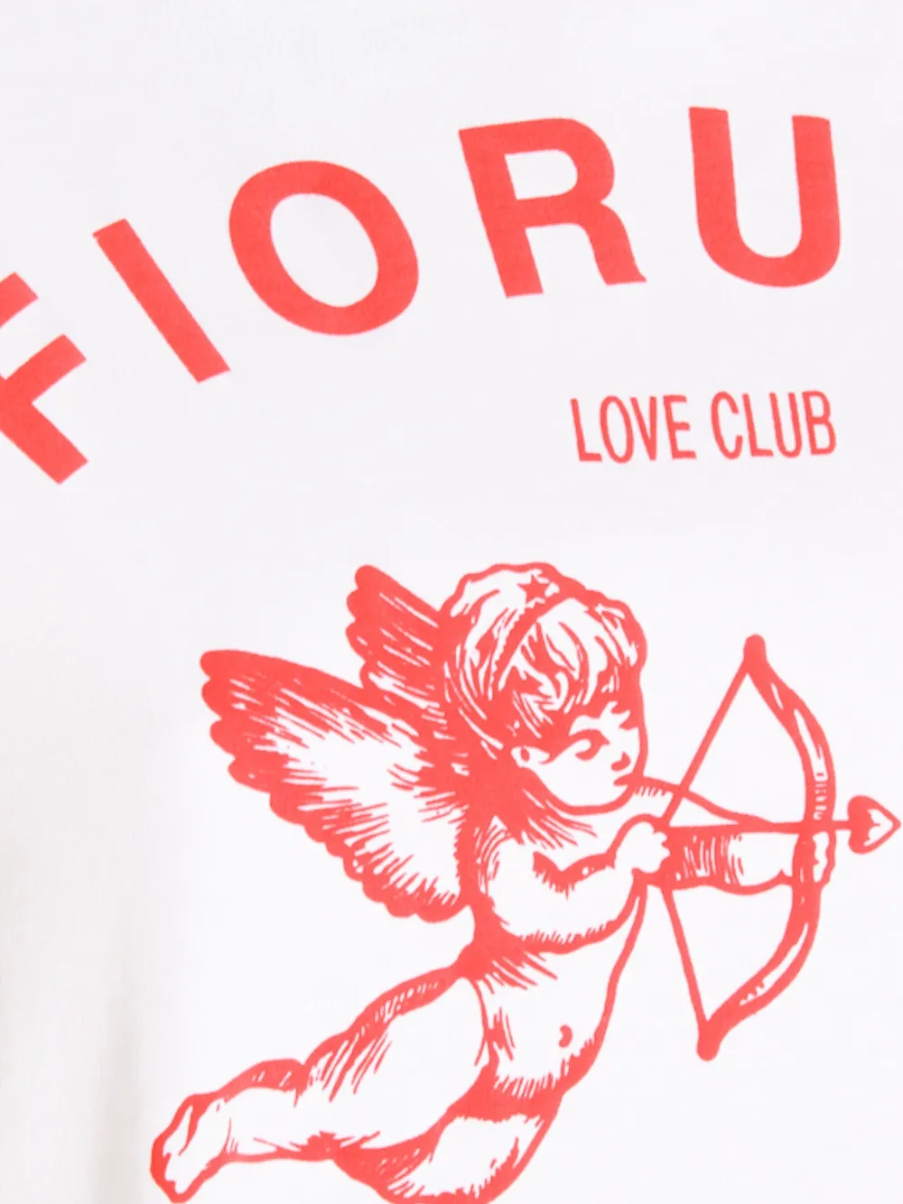 Fiorucci cherub-print T-shirt Wit