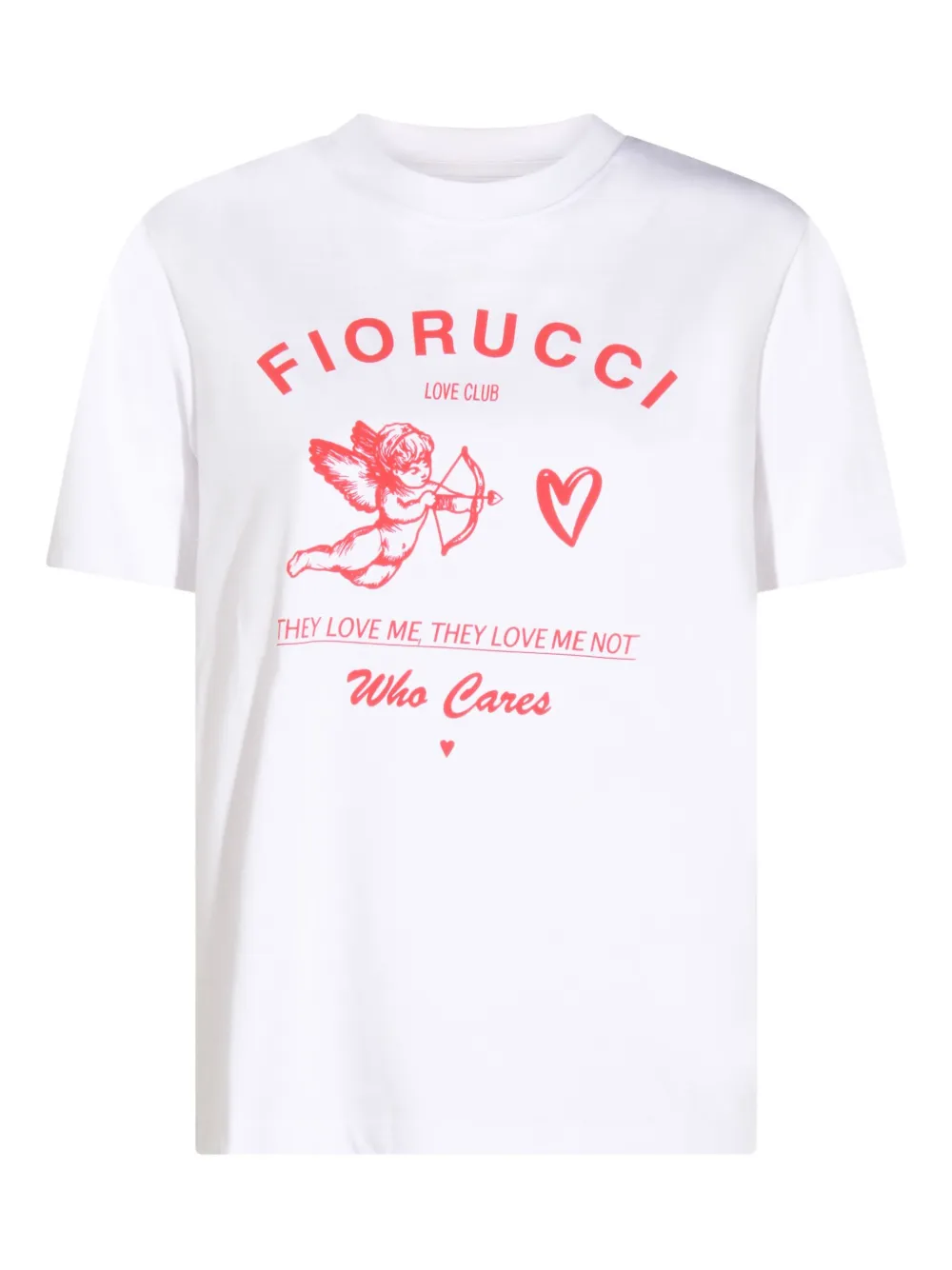 Fiorucci cherub-print T-shirt Wit