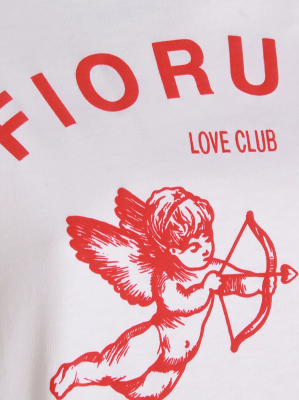 Fiorucci cherub-print T-shirt Wit